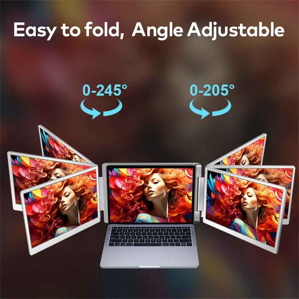 Visture FHD IPS Portable Gaming Monitor – Dual/Triple Screen Extender