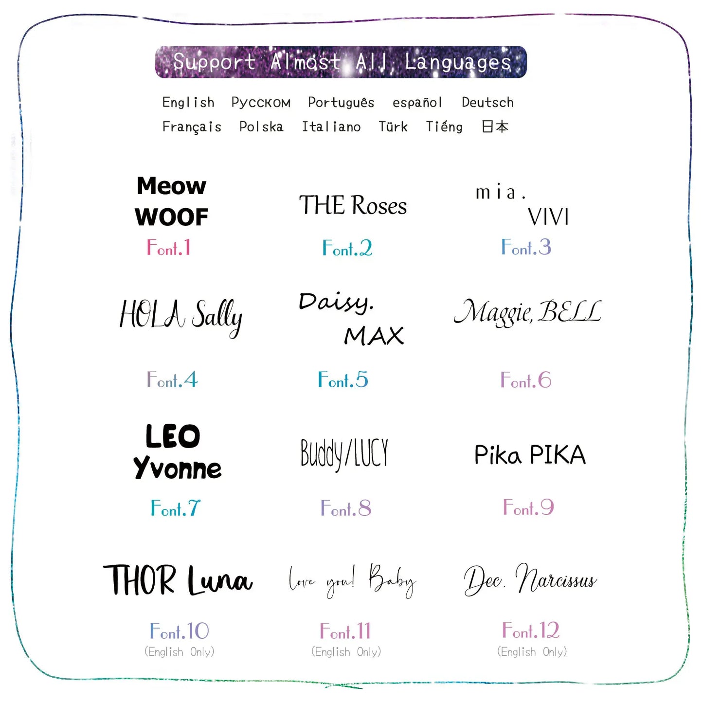 Custom Pet ID Tag Necklace & Collar Charm