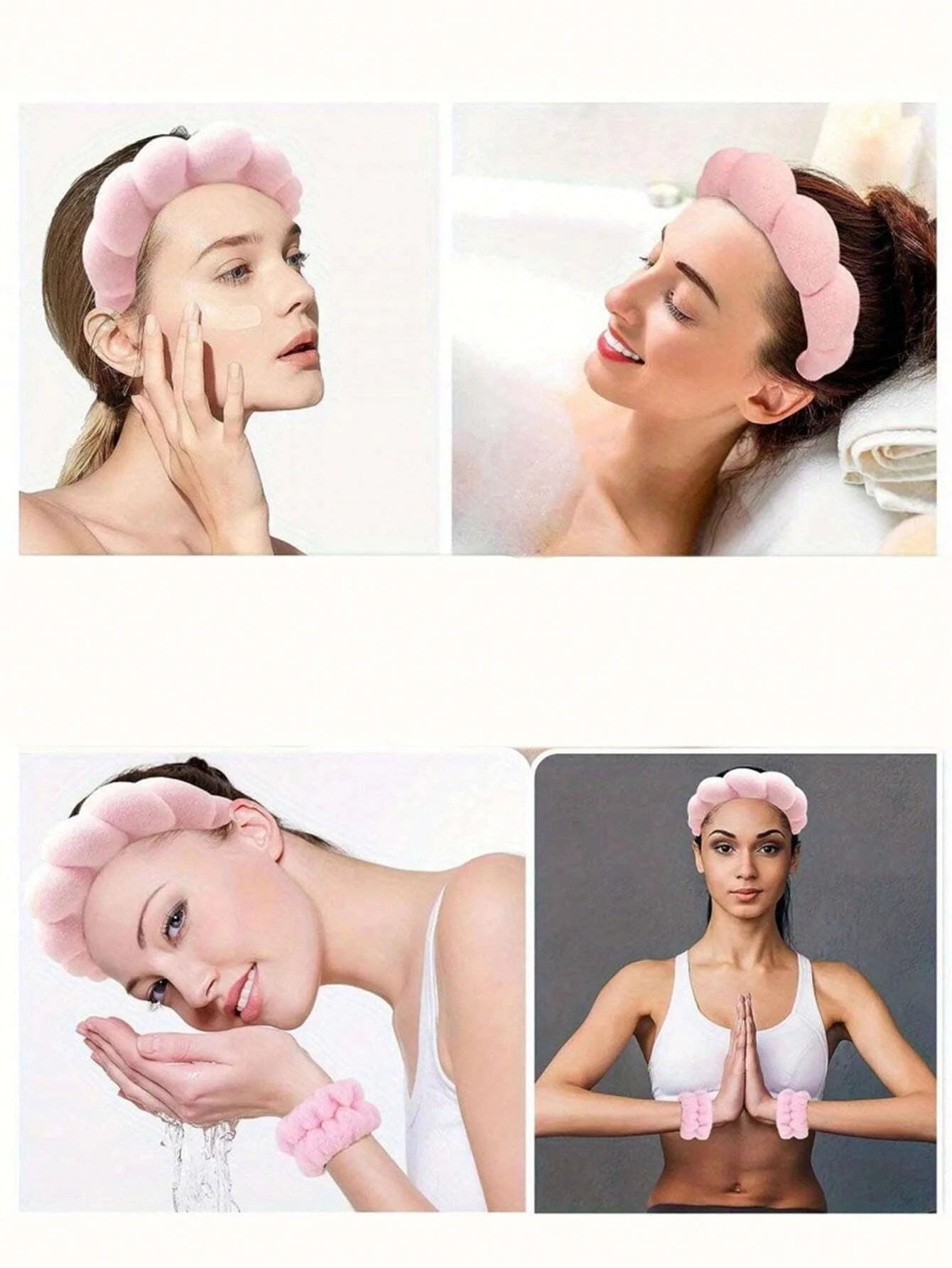 Soft Headband & Wristband Set