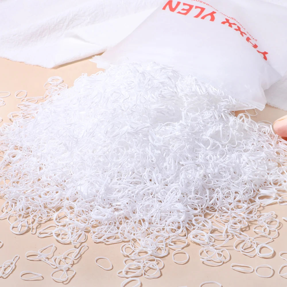 Rainbow Disposable Hair Ties (Bulk Set)