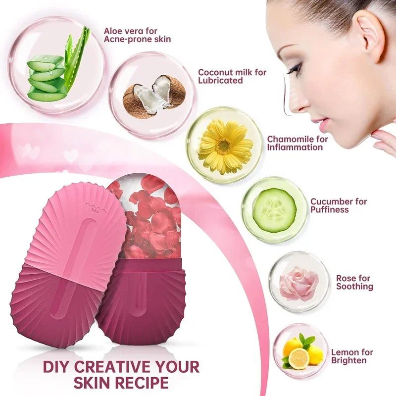 Silicone Ice Facial Roller