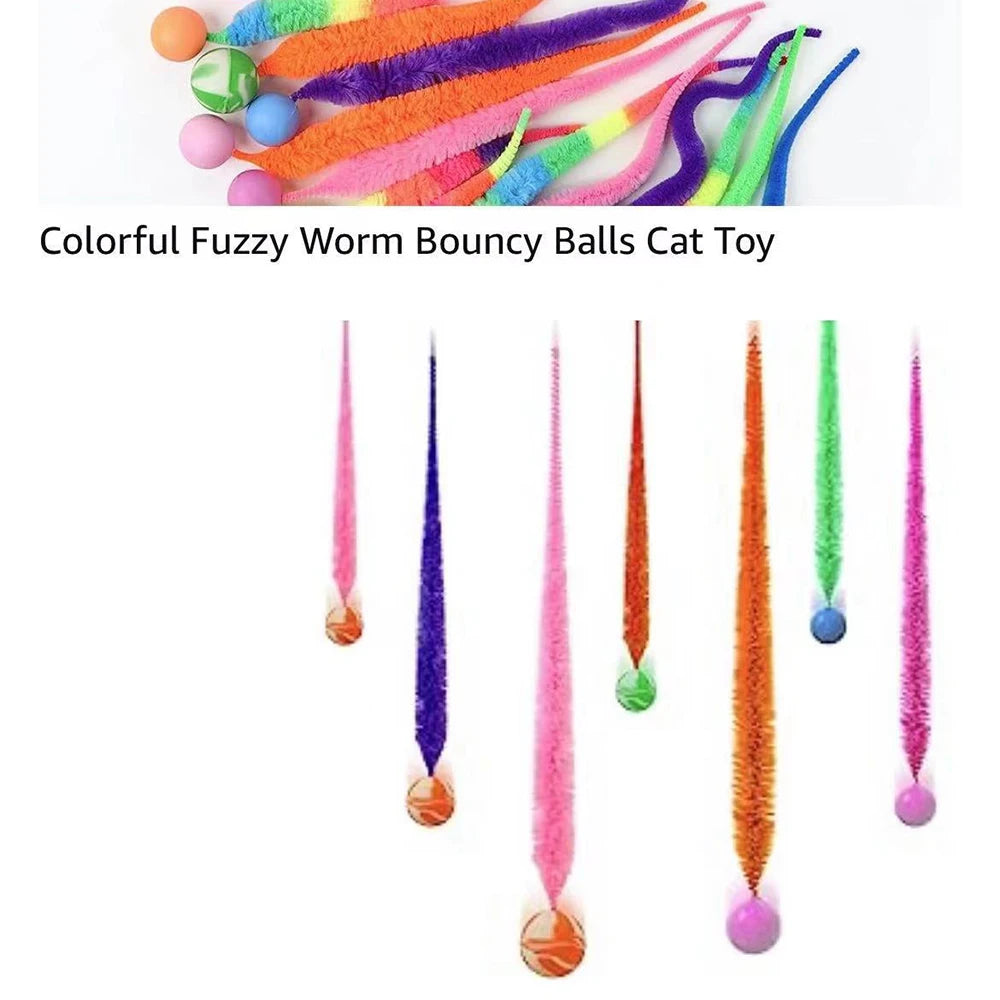 Interactive Cat Toy – Colorful Bouncing Puzzle Ball