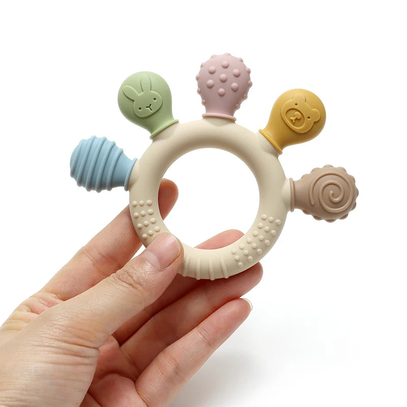 Silicone Baby Teether Ring