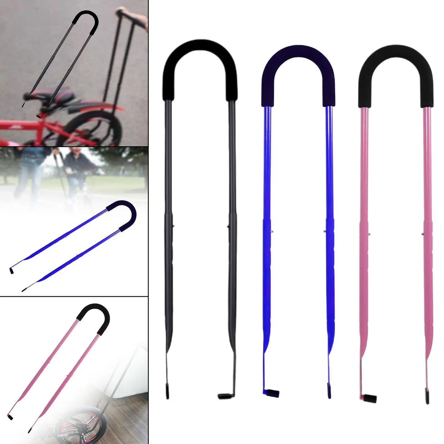 Kids Bike Training Handle – Parent Push Bar for Balance & Safety