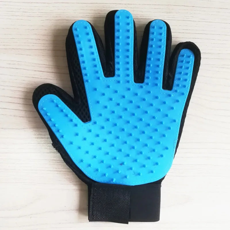 Cat & Dog Grooming Gloves with Hair Removal Comb
