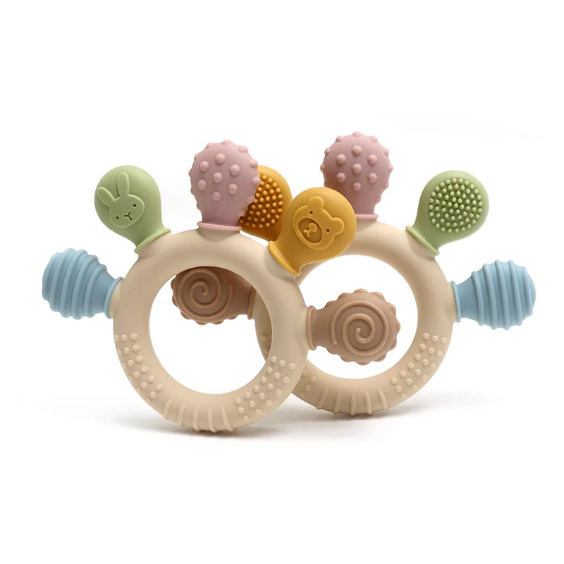 Silicone Baby Teether Ring