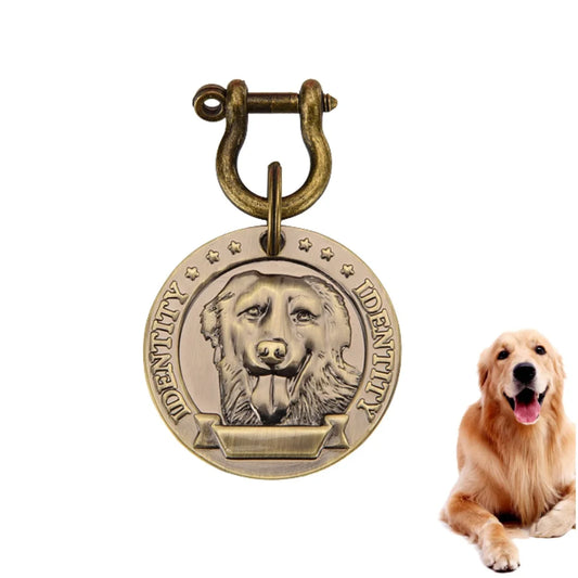 VIP Personalized Bronze Pet ID Name Tag