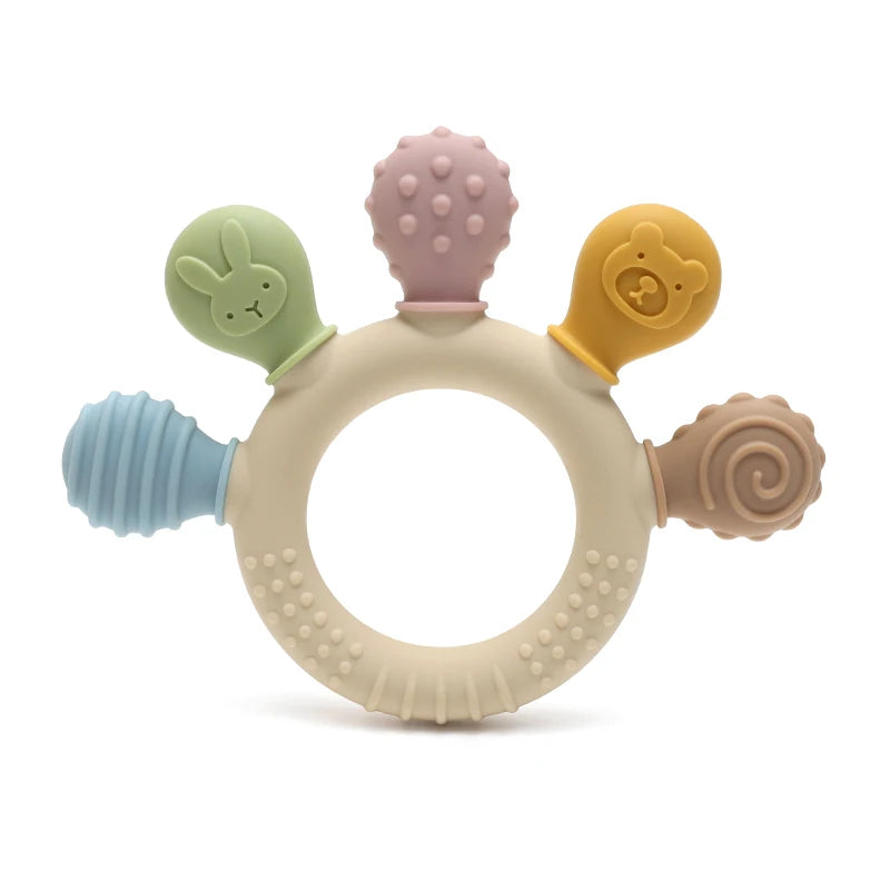 Silicone Baby Teether Ring