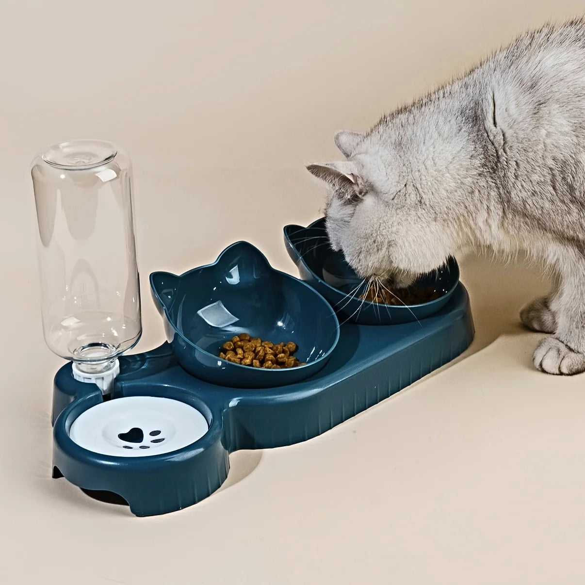 Ergonomic 3-in-1 Pet Bowls