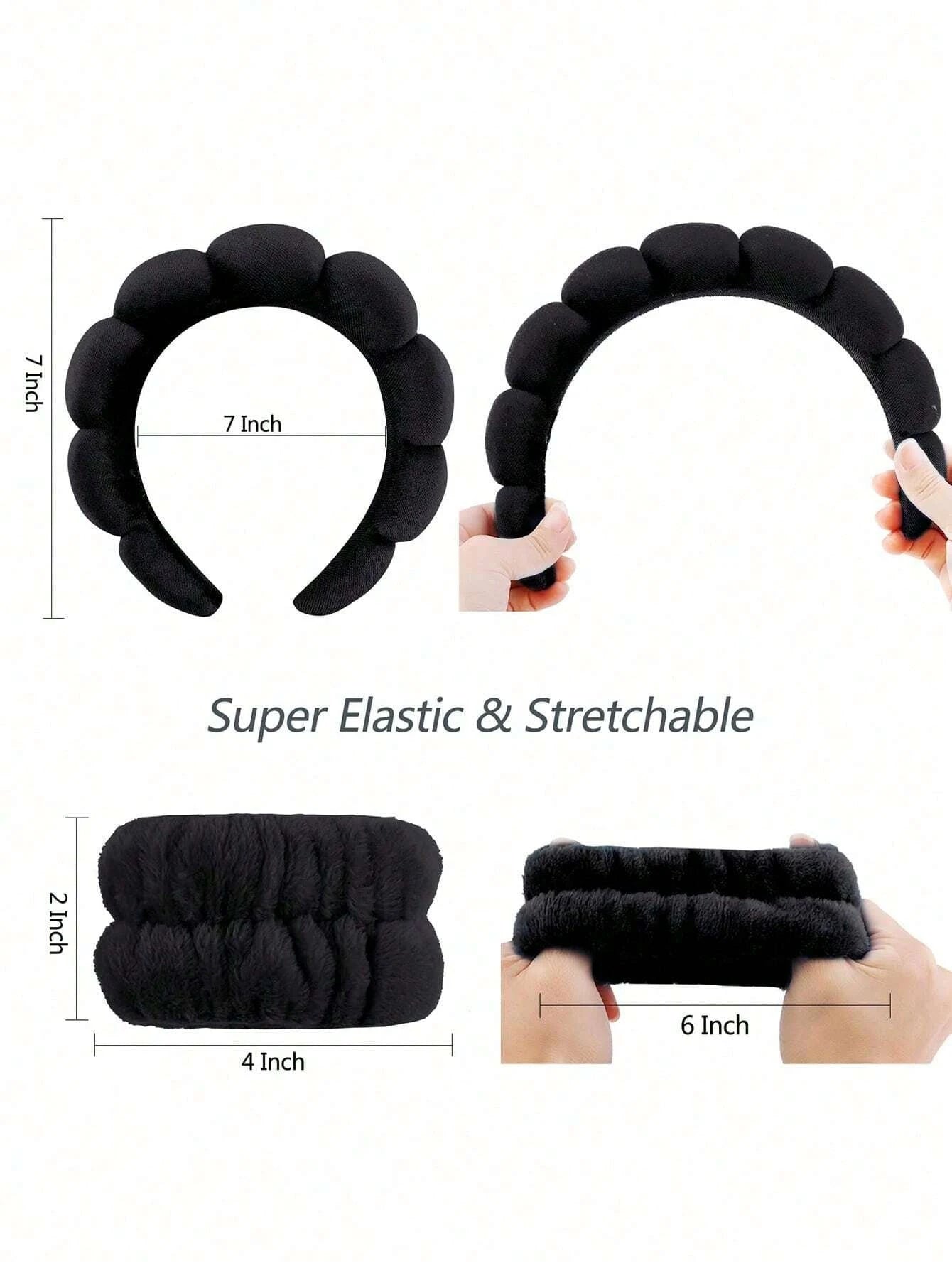 Soft Headband & Wristband Set