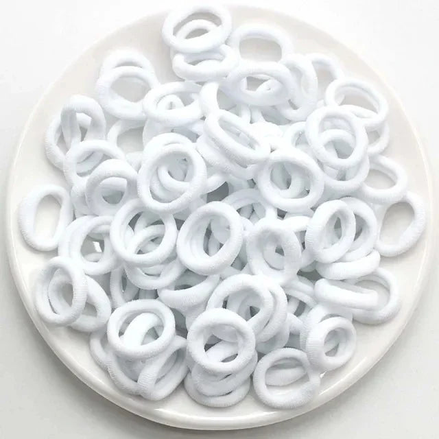 Rainbow Nylon Hair Ties – 200PCS