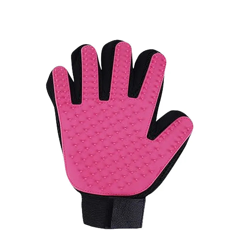 Cat & Dog Grooming Gloves with Hair Removal Comb