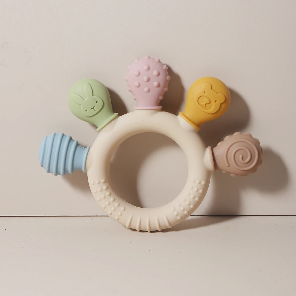 Silicone Baby Teether Ring