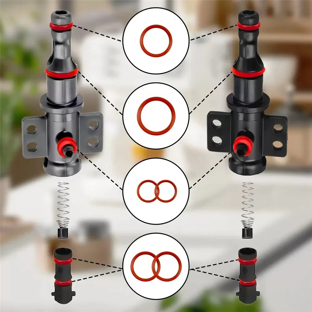 15-Piece Silicone O-Ring Seal Kit for Coffee Machines