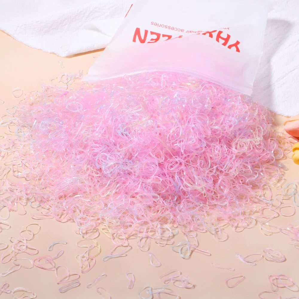 Rainbow Disposable Hair Ties (Bulk Set)