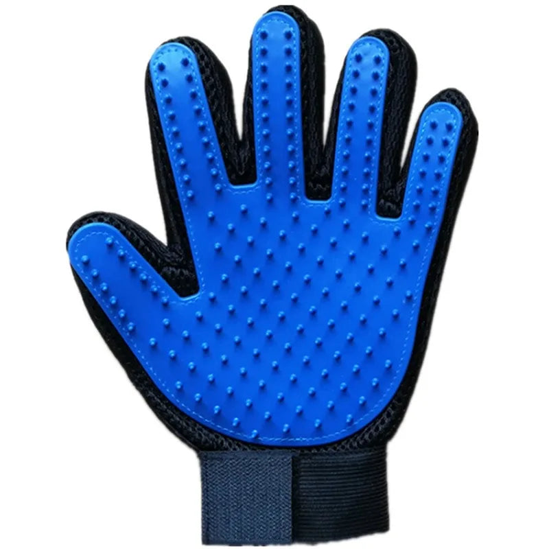 Cat & Dog Grooming Gloves with Hair Removal Comb