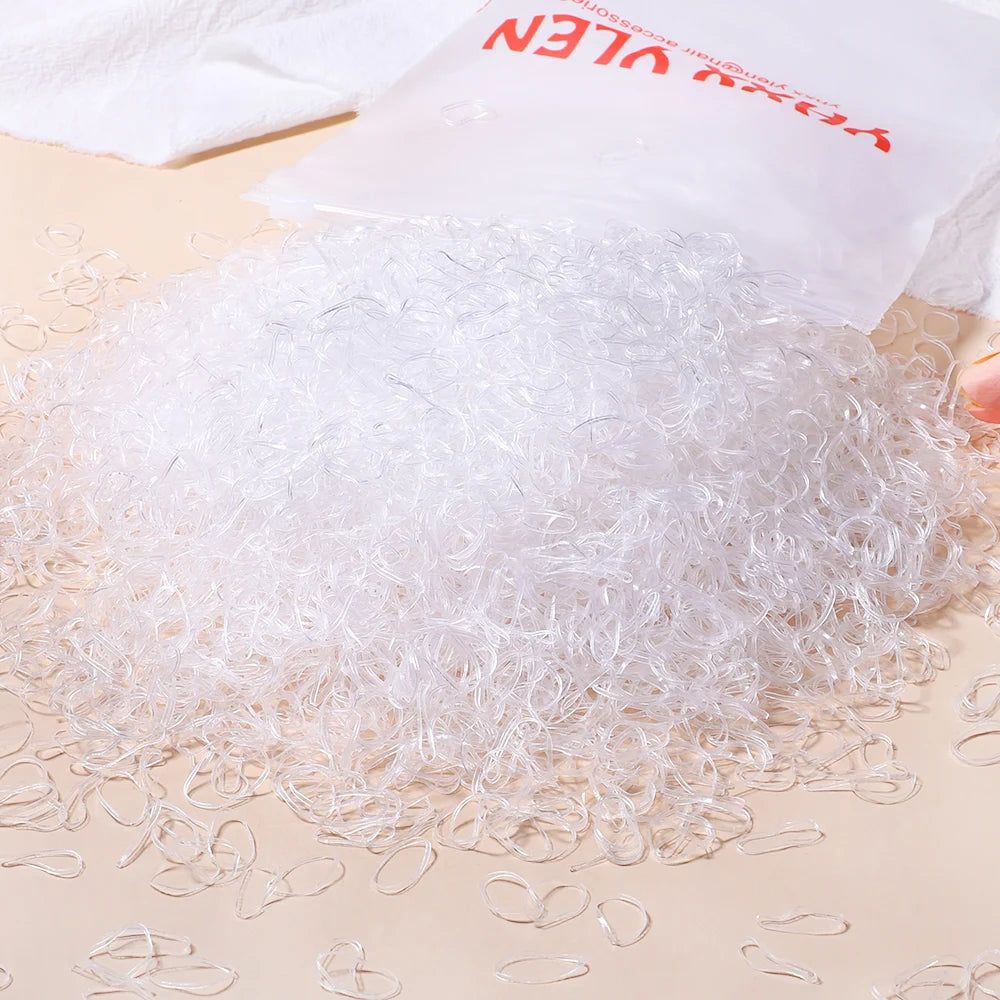 Rainbow Disposable Hair Ties (Bulk Set)