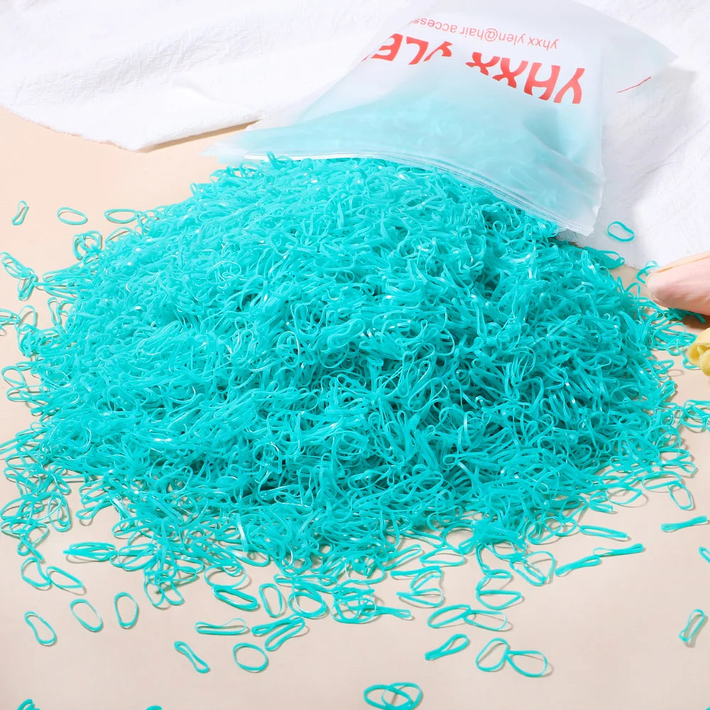 Rainbow Disposable Hair Ties (Bulk Set)