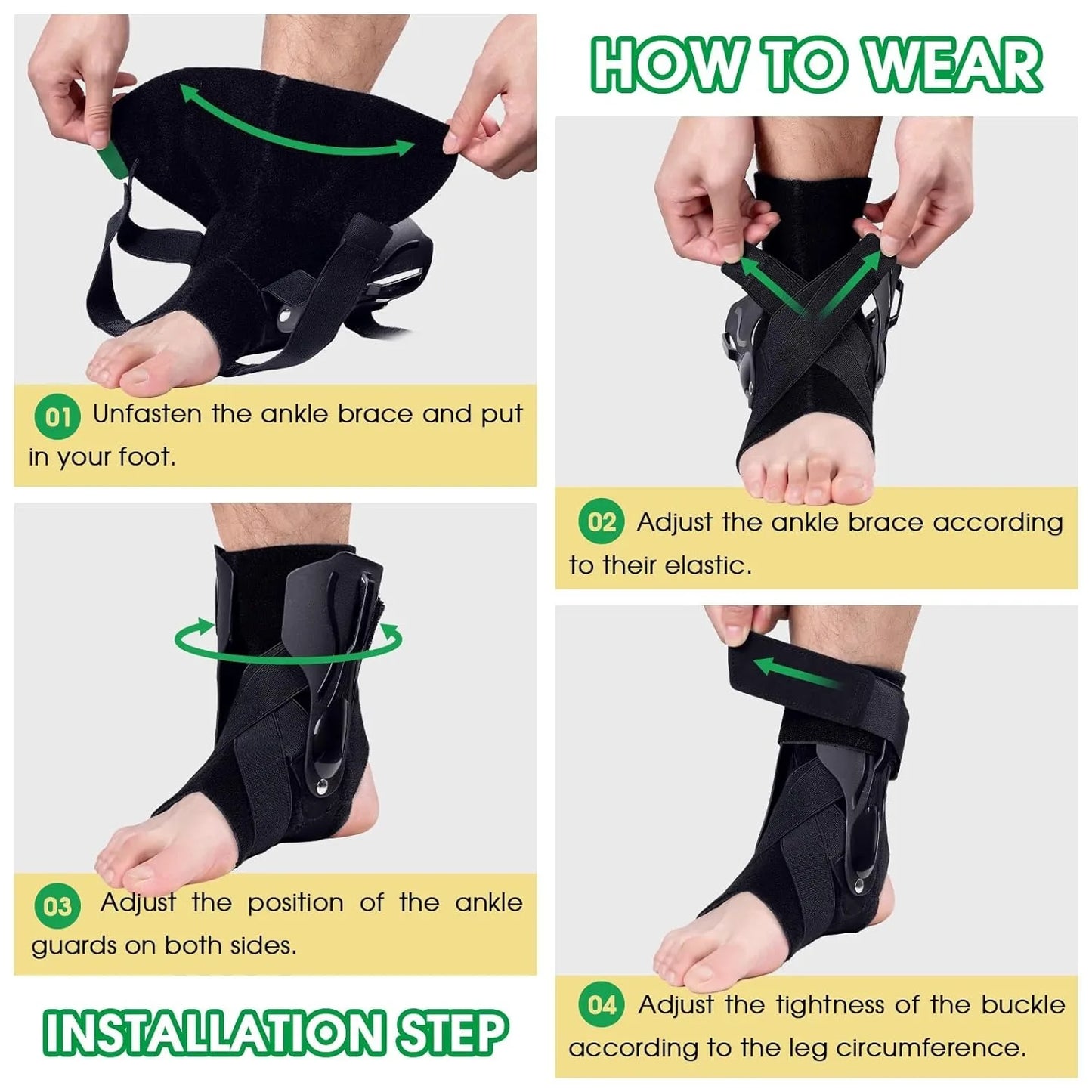 X-Strap Ankle Support Brace