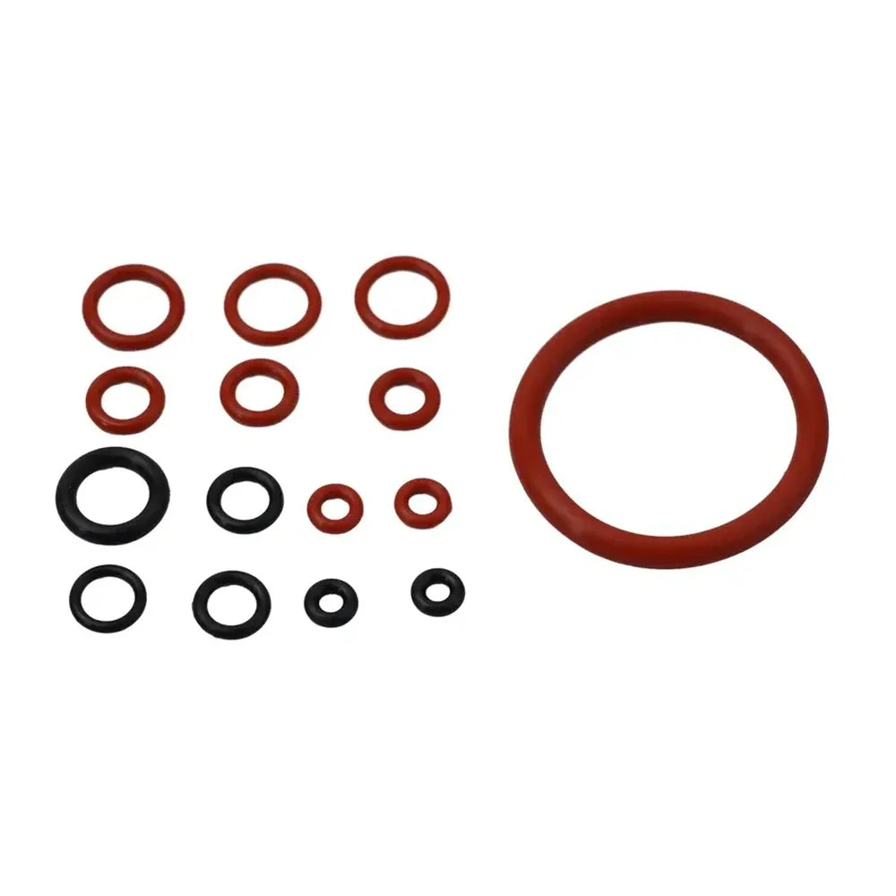 15-Piece Silicone O-Ring Seal Kit for Coffee Machines
