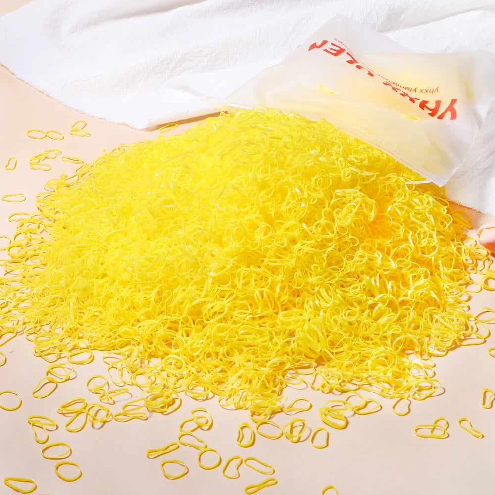 Rainbow Disposable Hair Ties (Bulk Set)